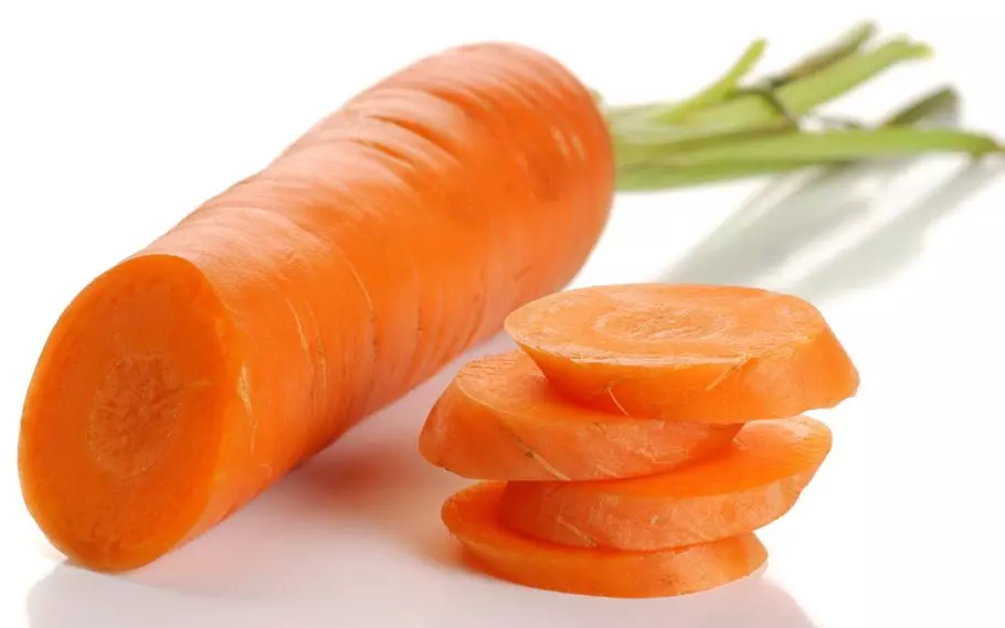 морковь в разрезе